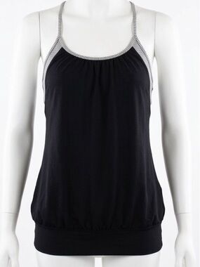 Lululemon No Limits Tank Top Size 4 Yoga Gym Fitness Y2K Style Built In Bra